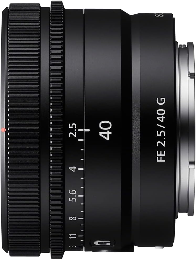 Sony E10SNSEL40F25G FE 40mm F2.5 G Lens Bundle