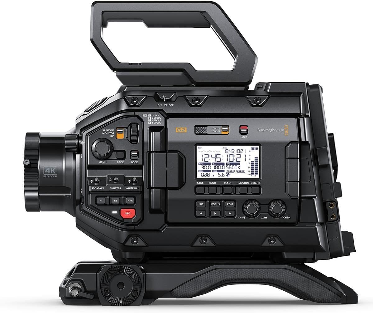 Blackmagic Design URSA Broadcast G2 Camera - Lens and Viewfinder Bundle