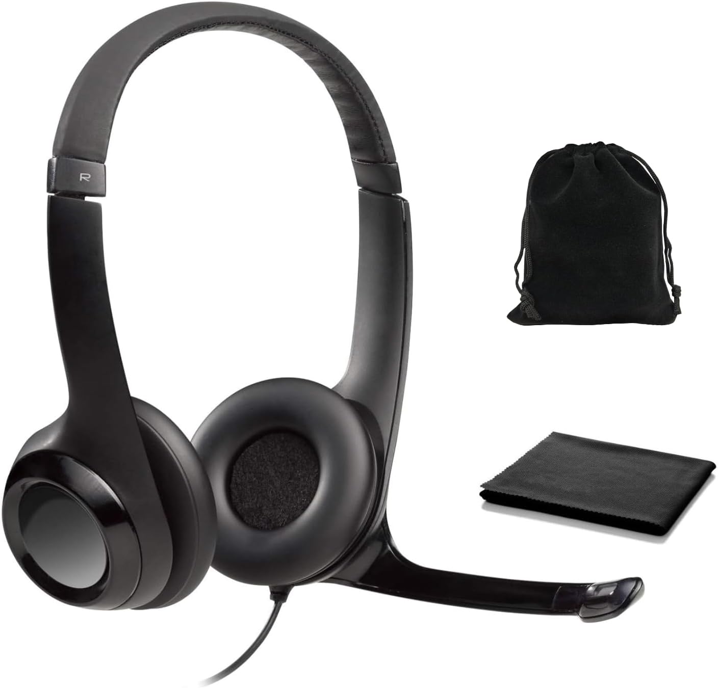 Logitech H390 USB Headset Wired Noise Cancelling Mic