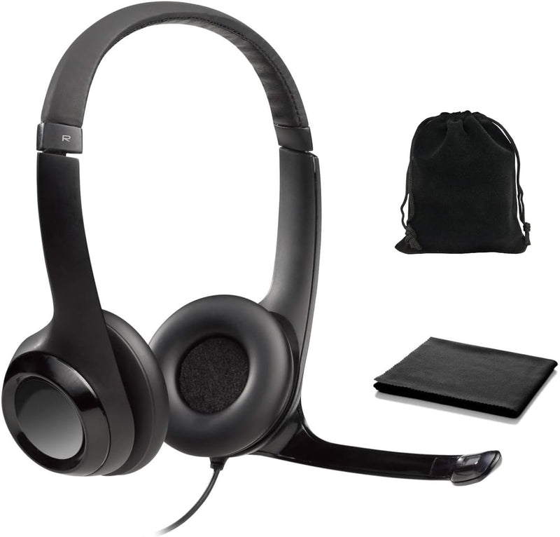 Logitech H390 USB Headset Wired Noise Cancelling Mic — main product image