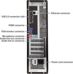 Dell 390 DT Desktop i3-2100 8GB 1TB HDMI WiFi Renewed