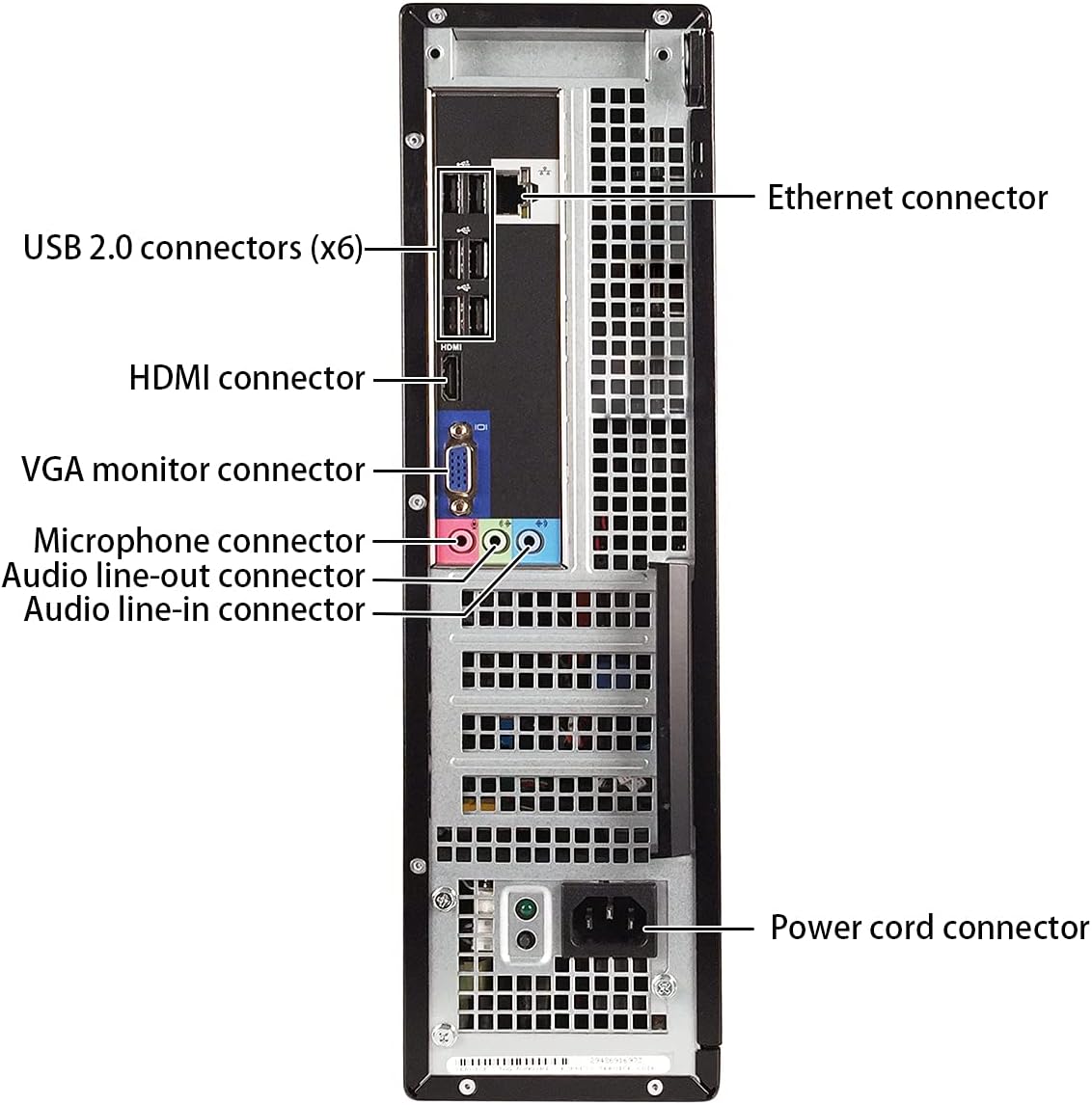Dell 390 DT Desktop i3-2100 8GB 1TB HDMI WiFi Renewed
