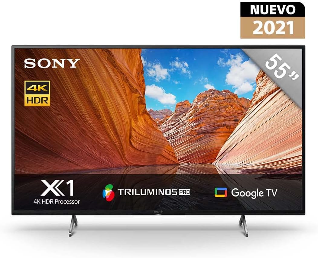 Sony X80J 55-Inch 4K Smart Google TV - Renewed, Dolby Vision