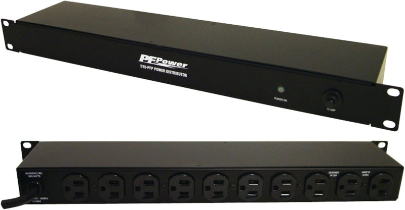 Furman D10PFP Rackmount 10-Outlet Power Distributor — main product image