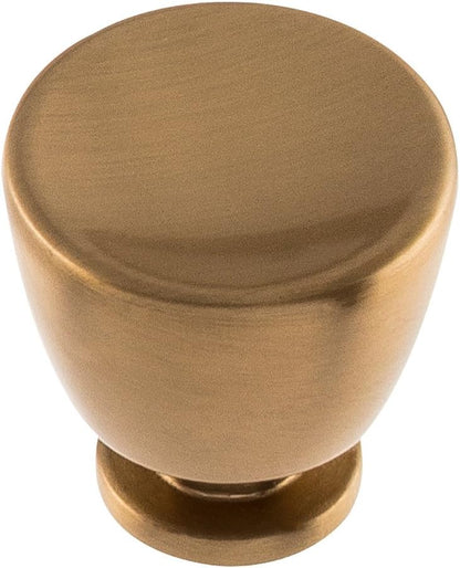 Atlas 413-WB Conga Tiki Hut Knob Warm Brass