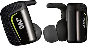 JVC HAET90BTB True Wireless Sports Earbuds IPX5 Black