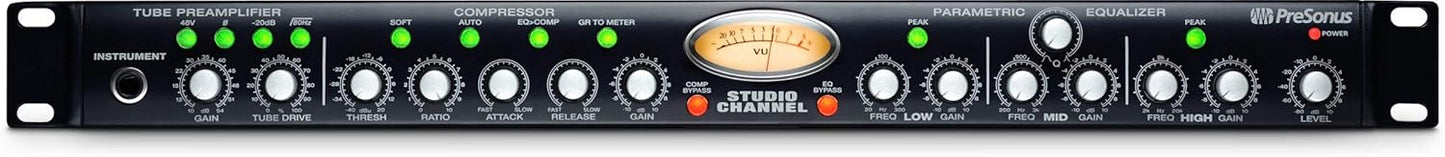 PreSonus STUDIOCHANNEL Vacuum-Tube Channel Strip - Blue