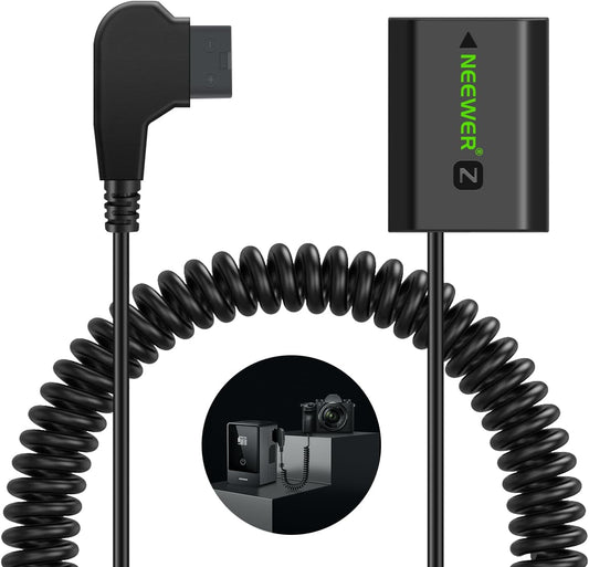 Neewer 10103065 D-Tap to NP-FZ100 Dummy Battery Power Cable