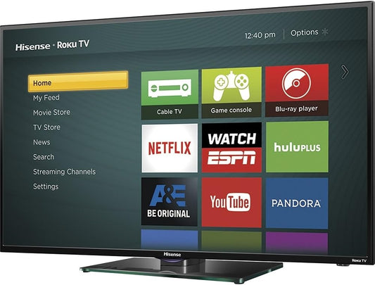 Hisense 40H4C 40-Inch 1080p Roku Smart LED TV (Refurbished)