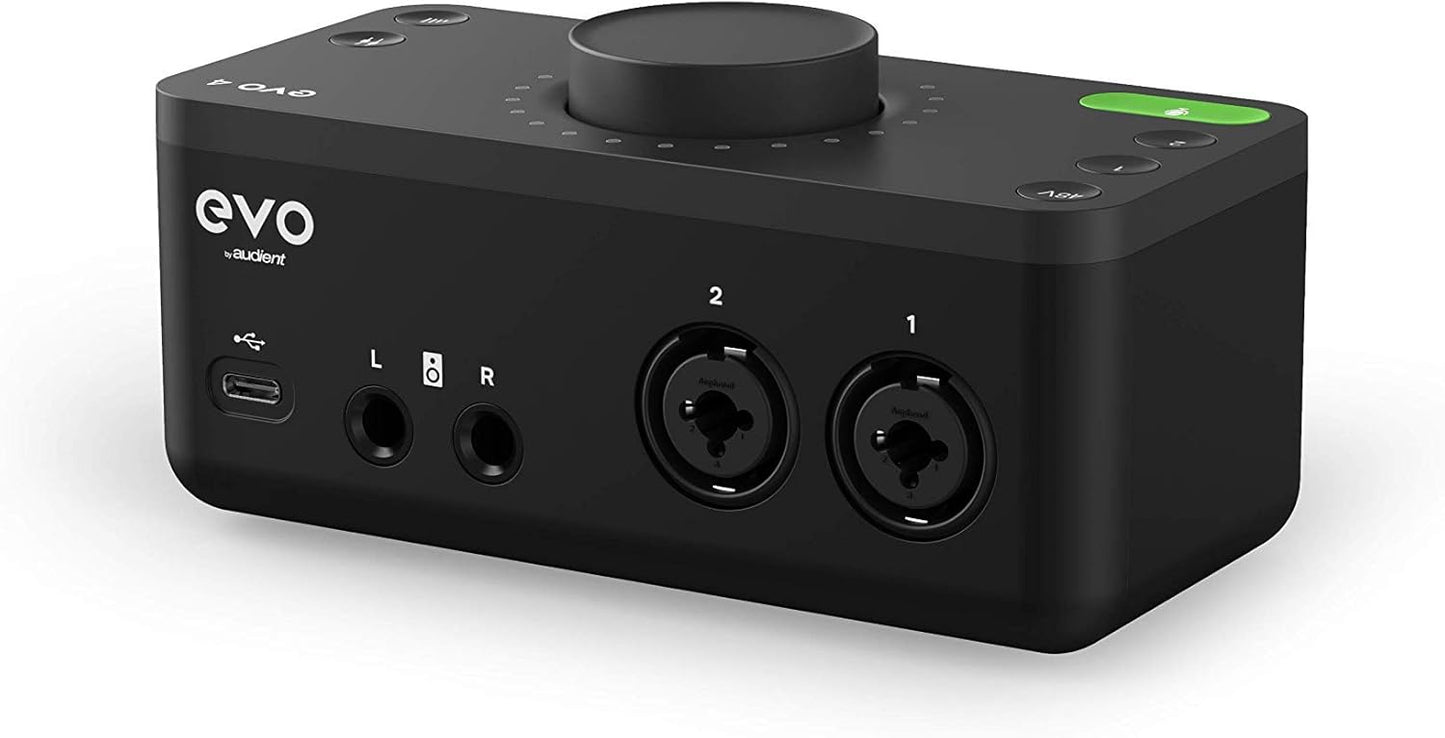 Audient EVO 4 USB Audio Interface - Renewed Recording