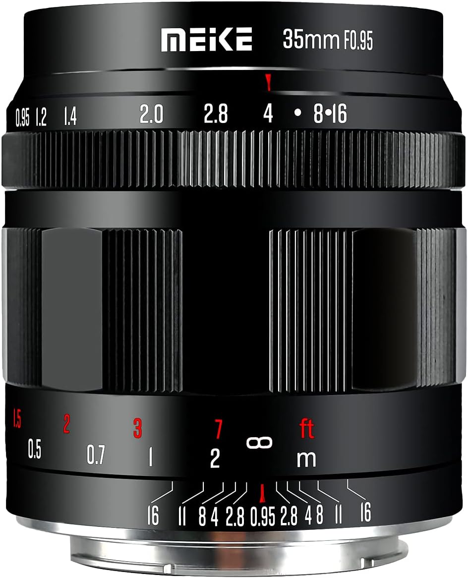 Meike 35mm f/0.95 Lens - MFT Mount Manual Focus