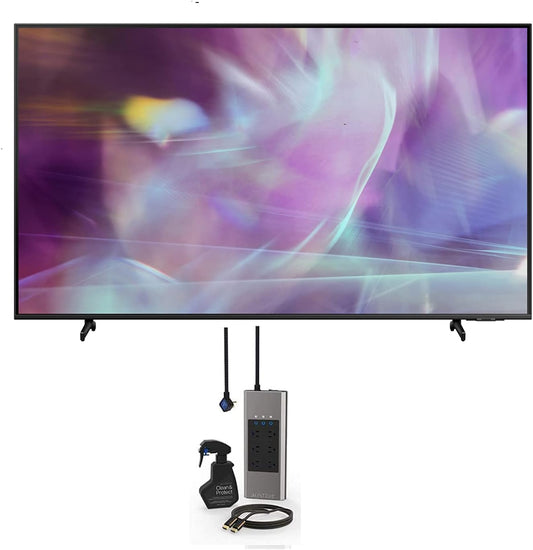 Samsung QN75Q60AA 75-Inch QLED 4K Smart TV Bundle Used