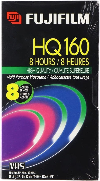 Fujifilm 23021161 Standard Grade 8-Hour VHS Video Tape