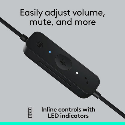 Logitech 981-001425 H570e USB-C Headset - Teams Certified