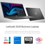 Dell 3520 Latitude Business Laptop i7-1165G7 32GB 1TB