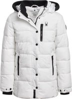 Spyder Girls' Long Length Puffer Jacket - Insulated Winter Coat