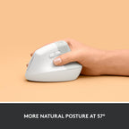 Logitech Lift Vertical Ergonomic Renewed Wireless Mouse