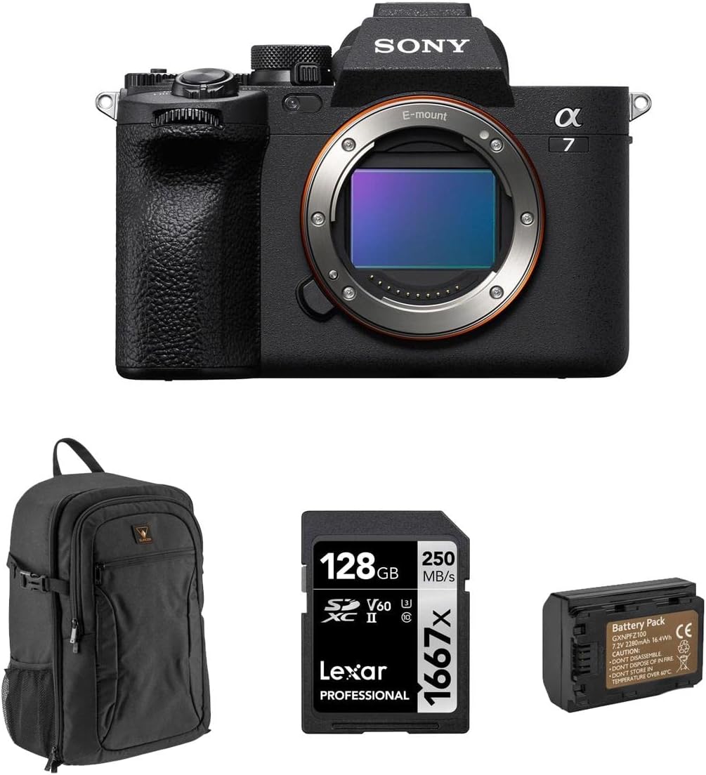 Sony Alpha a7 IV Full Frame 4K Camera Bundle