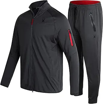 Spyder Mens Tracksuit 2-Piece Zip Jacket Jogger Set — main product image