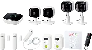 Panasonic KX-HN6090W Smart Home Monitoring System (Complete Kit) — main product image
