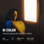 Neewer 10102948 LED Softbox Lighting Kit with Remote - Bi-Color 48W