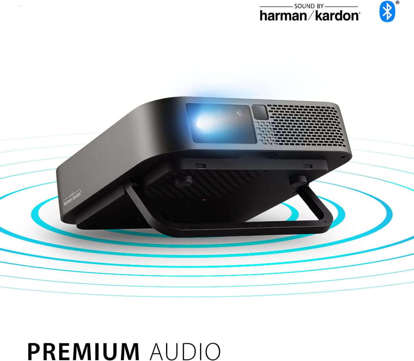 ViewSonic M2E-CR Portable 1080p Projector Harman Kardon