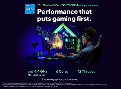 Intel BX8071512400F Core i5-12400F Desktop CPU