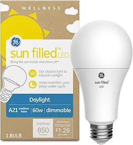 GE Sunfilled LED Daylight Bulb 60W Replacement
