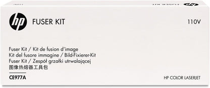 HP CE977A Fuser Kit: 110V, LaserJet CP5525, M750