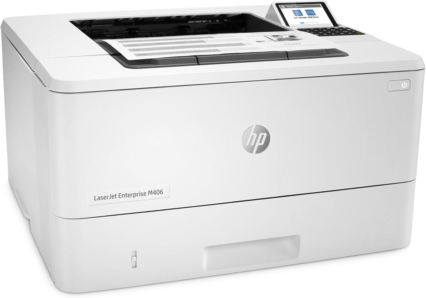 HP M406dn LaserJet Enterprise Monochrome Printer - Ethernet & Duplex