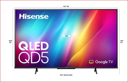 Hisense 50QD5N 50-Inch QLED 4K UHD Google Smart TV (Renewed)