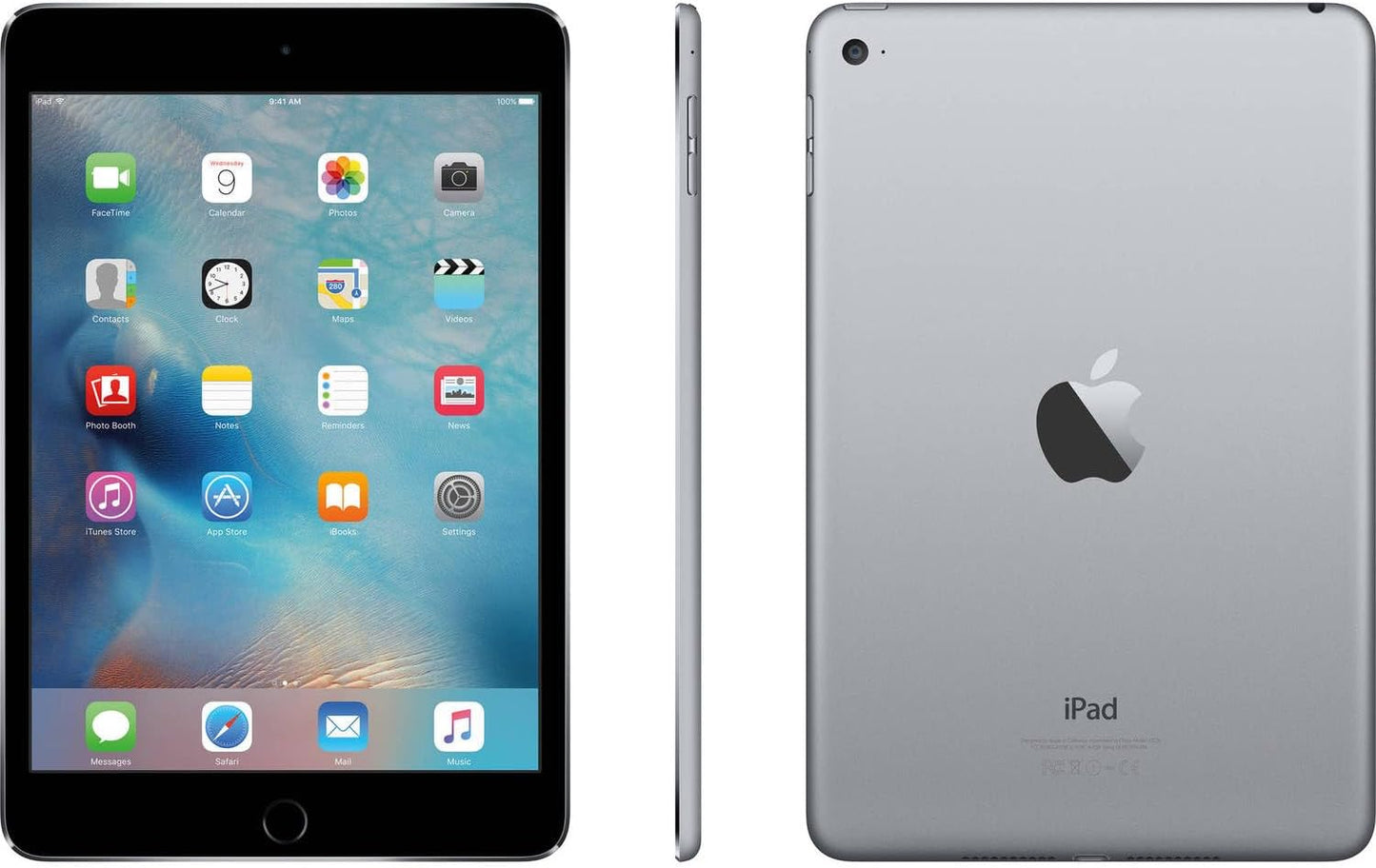Apple iPad mini 4 64GB WiFi Space Gray Renewed