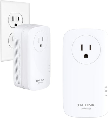 TP-Link TL-PA9020P KIT AV2000 Gigabit Powerline Adapter Renewed