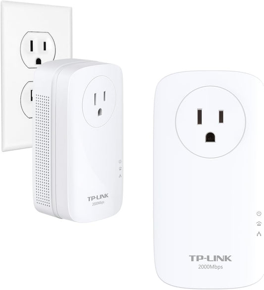 TP-Link TL-PA9020P KIT AV2000 Gigabit Powerline Adapter Renewed