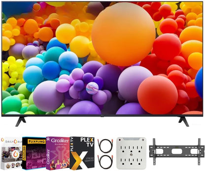 LG E6LG65UT7570PUB 65" 4K UT75 Series LED Smart TV Bundle