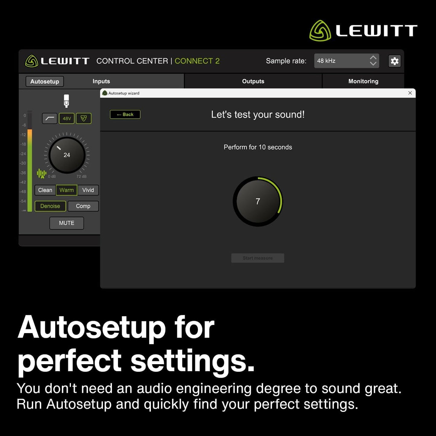 Lewitt CONNECT 2 XLR USB Audio Interface