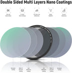 Neewer 10101506 77mm 5-in-1 Magnetic ND Filter Set