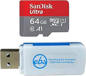 SanDisk SDSQUAR-064G-GN6MA Ultra Micro SD Card 64GB Bundle