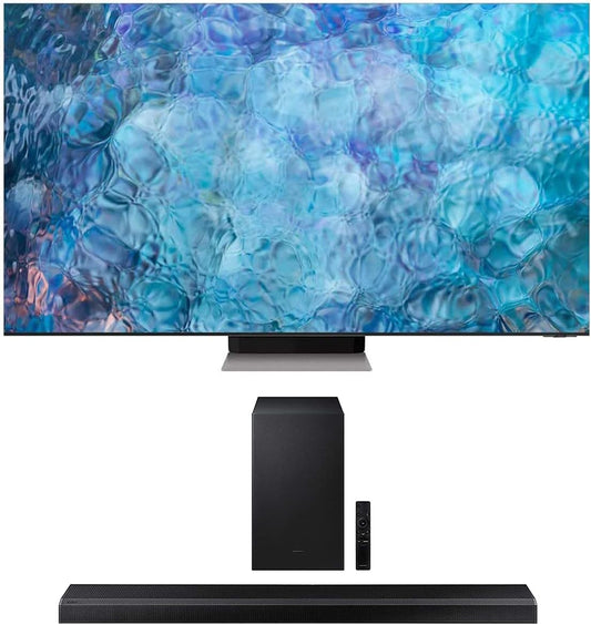 Samsung QN65QN900A 65" 8K TV HW-Q700A Soundbar Dolby Atmos Used