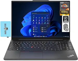 Lenovo ThinkPad E16 Ryzen 5 Laptop 24GB RAM USB Hub — main product image