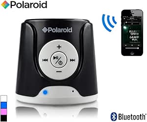 Polaroid Rechargeable Wireless Bluetooth Speaker Mic Black