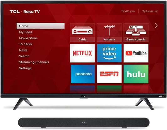 TCL 6 Series 40" TV & Alto 6 Sound Bar Combo