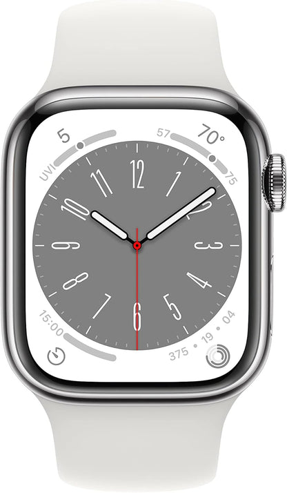 Apple MNV83LL/A-cr Watch Series 8 GPS + Cellular 41mm (Renewed)
