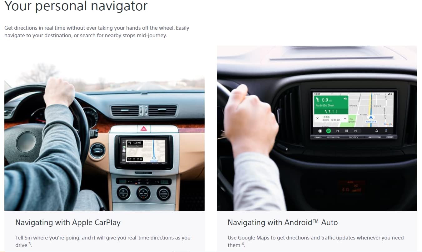 Sony XAV-AX5600 CarPlay Multimedia Receiver Bundle
