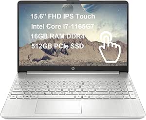 HP 15- i7 Touchscreen Laptop - 16GB RAM, 512GB SSD — main product image