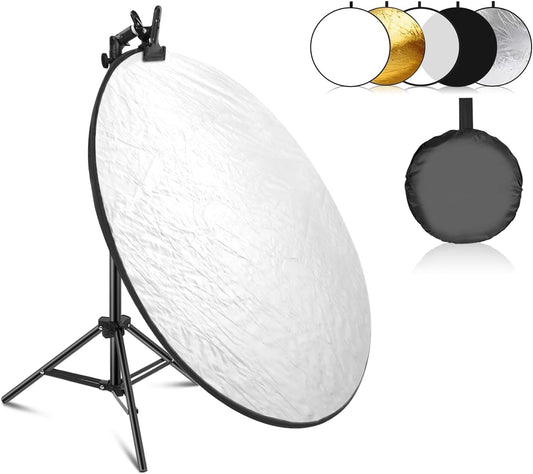 Neewer 24"/60cm 5-in-1 Photography Light Reflector Kit