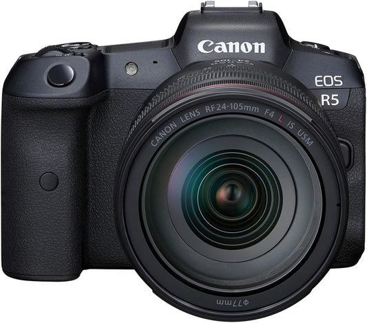 Canon 4147C013 EOS R5 Mirrorless Camera with RF24-105mm Lens