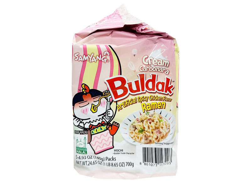 Samyang Cream Carbonara Buldak Spicy Ramen 5-Pack — main product image