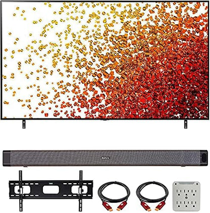 LG 43NANO75UPA 43-Inch 4K NanoCell TV Bundle