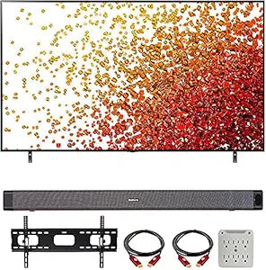 LG E2LG65NANO75UPA 65" NanoCell 4K UHD Smart TV Bundle
